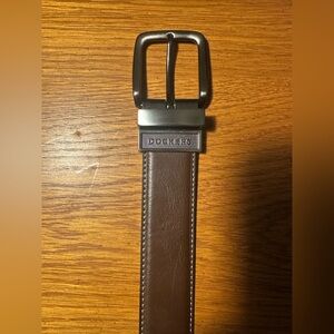 Dockers Brown/Black Reversible Belt~Size 42-44